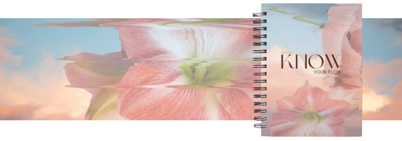 Know your flow 12-week cycle syncing planner banner