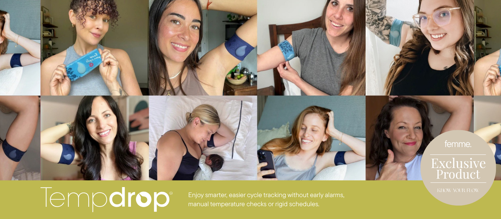 Tempdrop - Enjoy smarter, easier cycle tracking without early alarms, manual temperature checks or rigid schedules