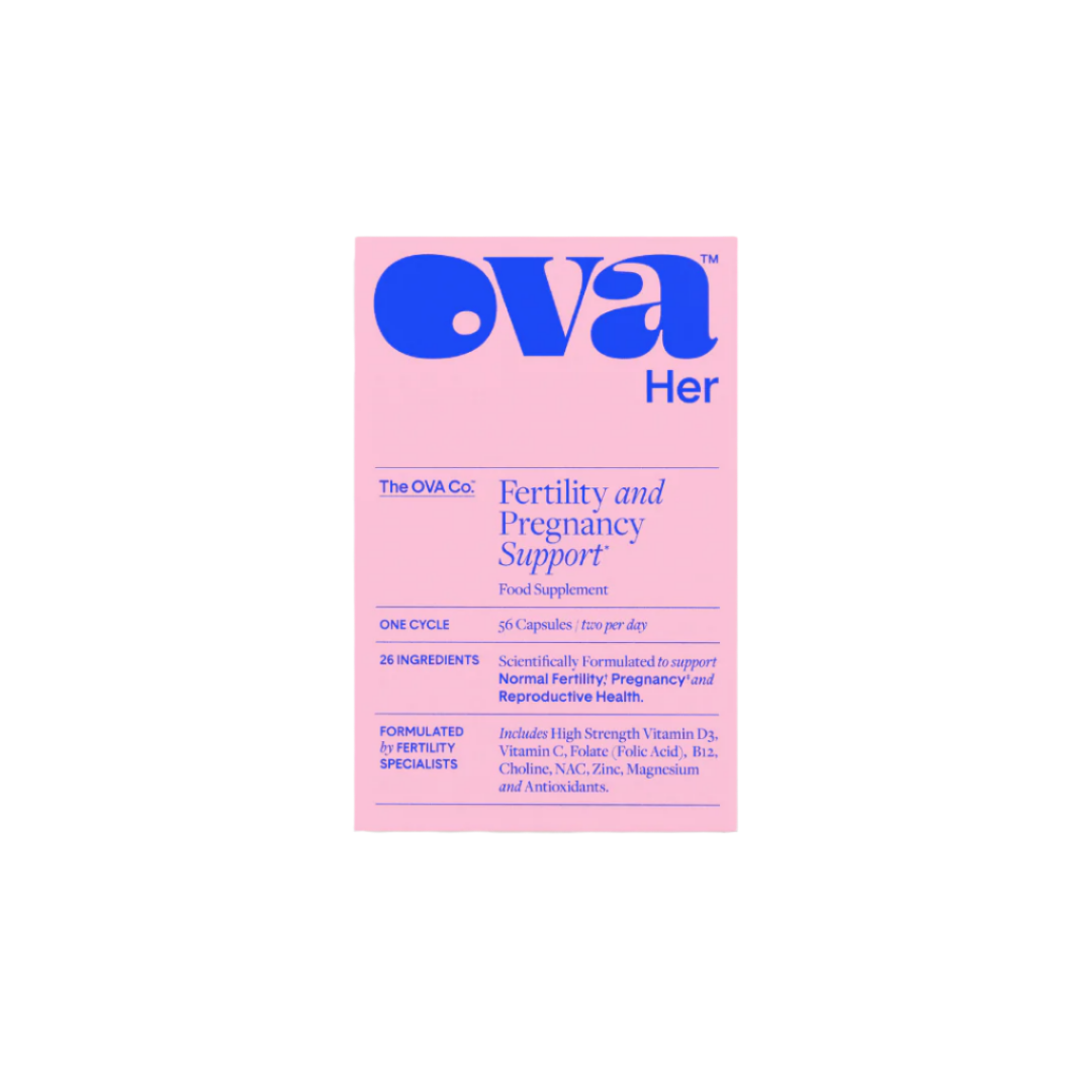 OVAHer Fertility and Pregnancy Support 28 Days Supply