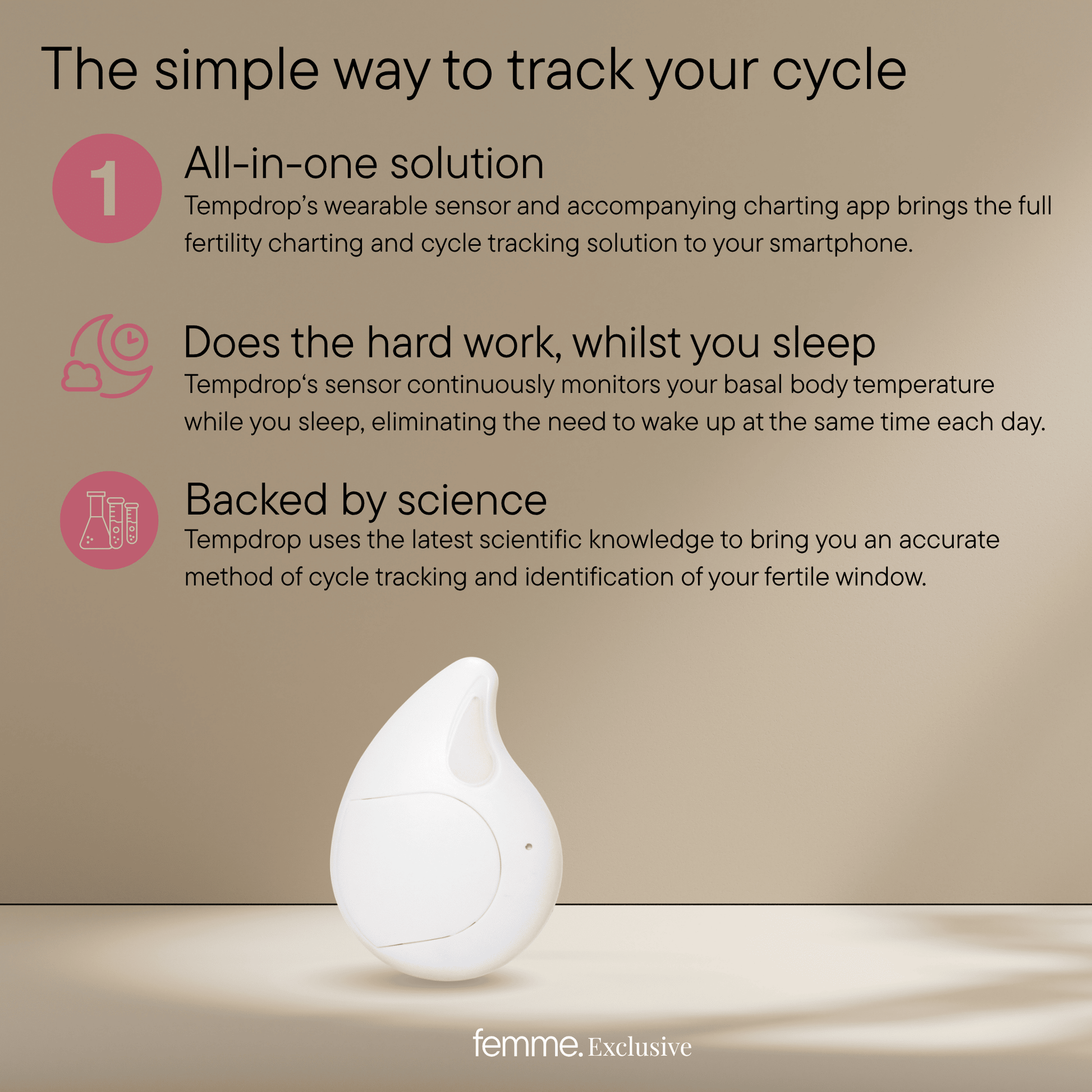 Tempdrop - best fertility tracker app