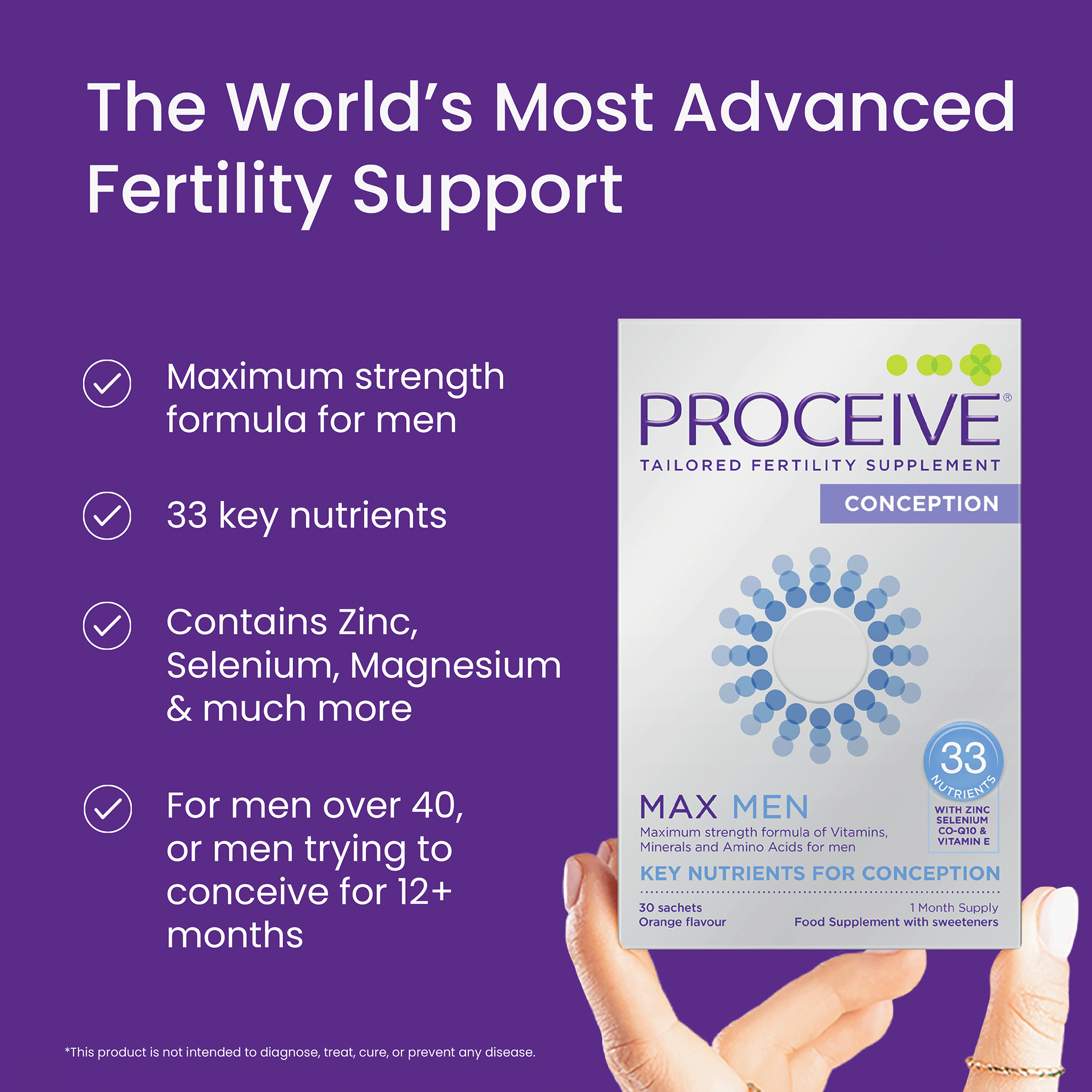 Proceive® Max Men Fertility Supplements