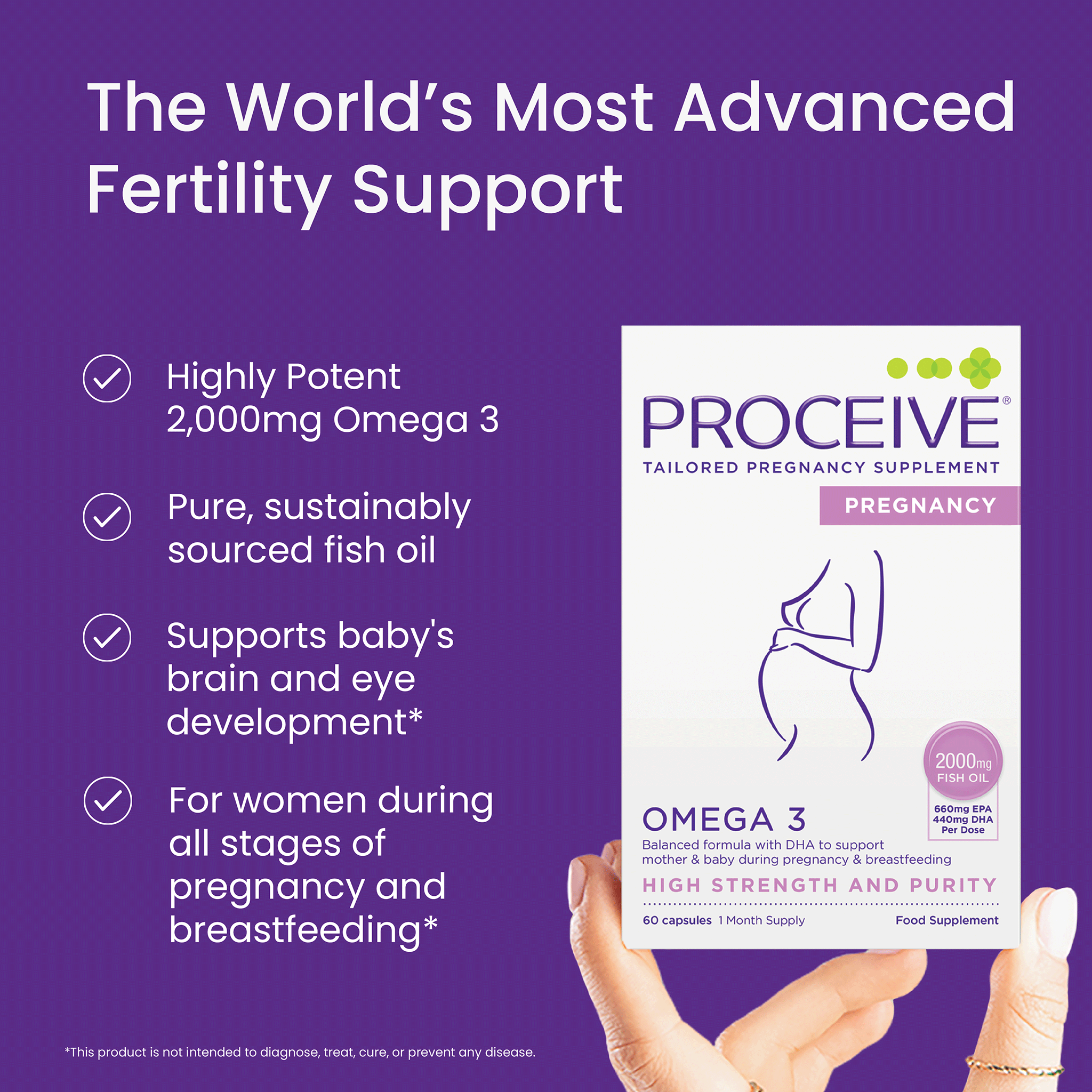 Proceive® Pregnancy Omega 3 | 30 Days Supply