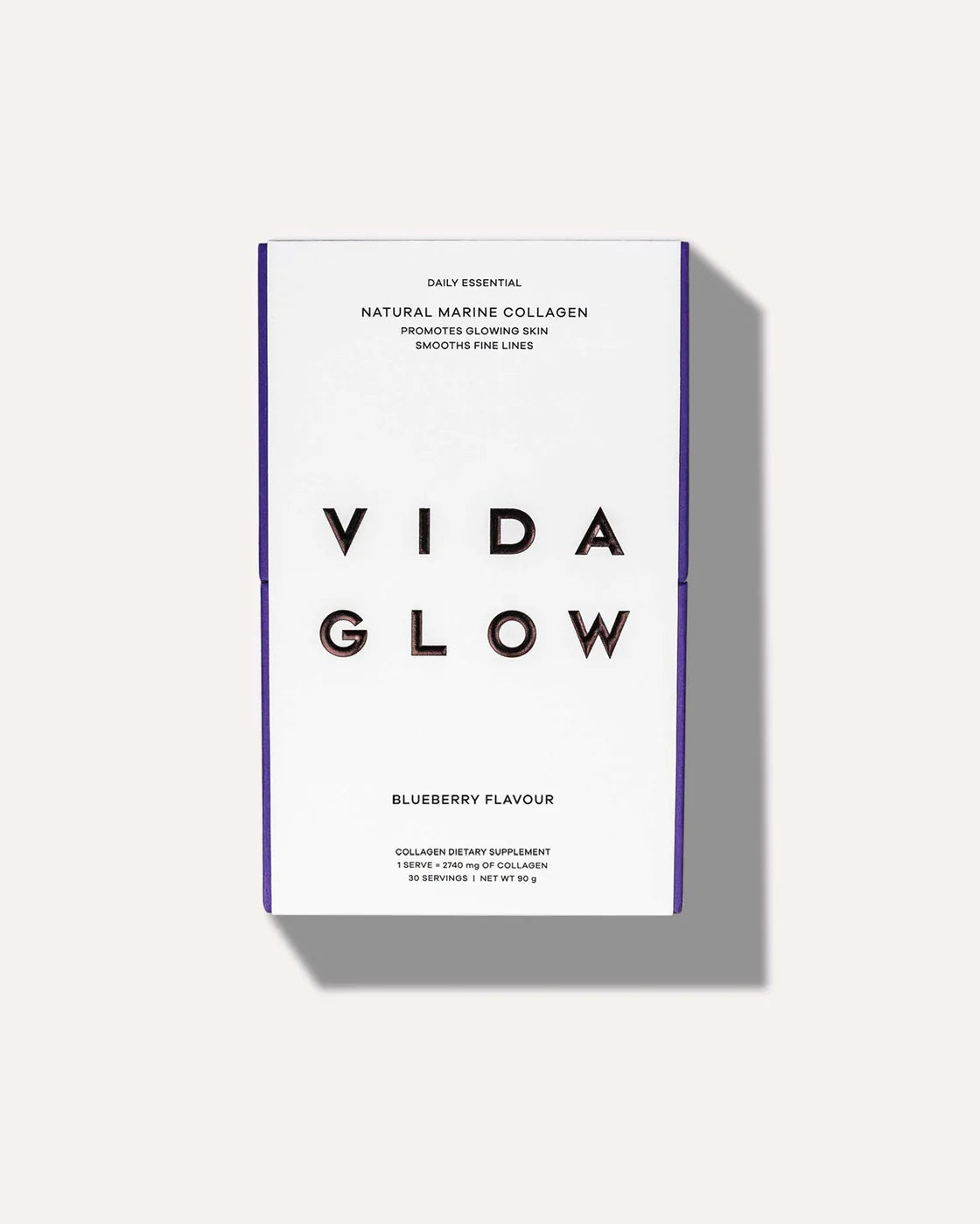 Vida Glow Natural Marine Collagen Sachets Blueberry
