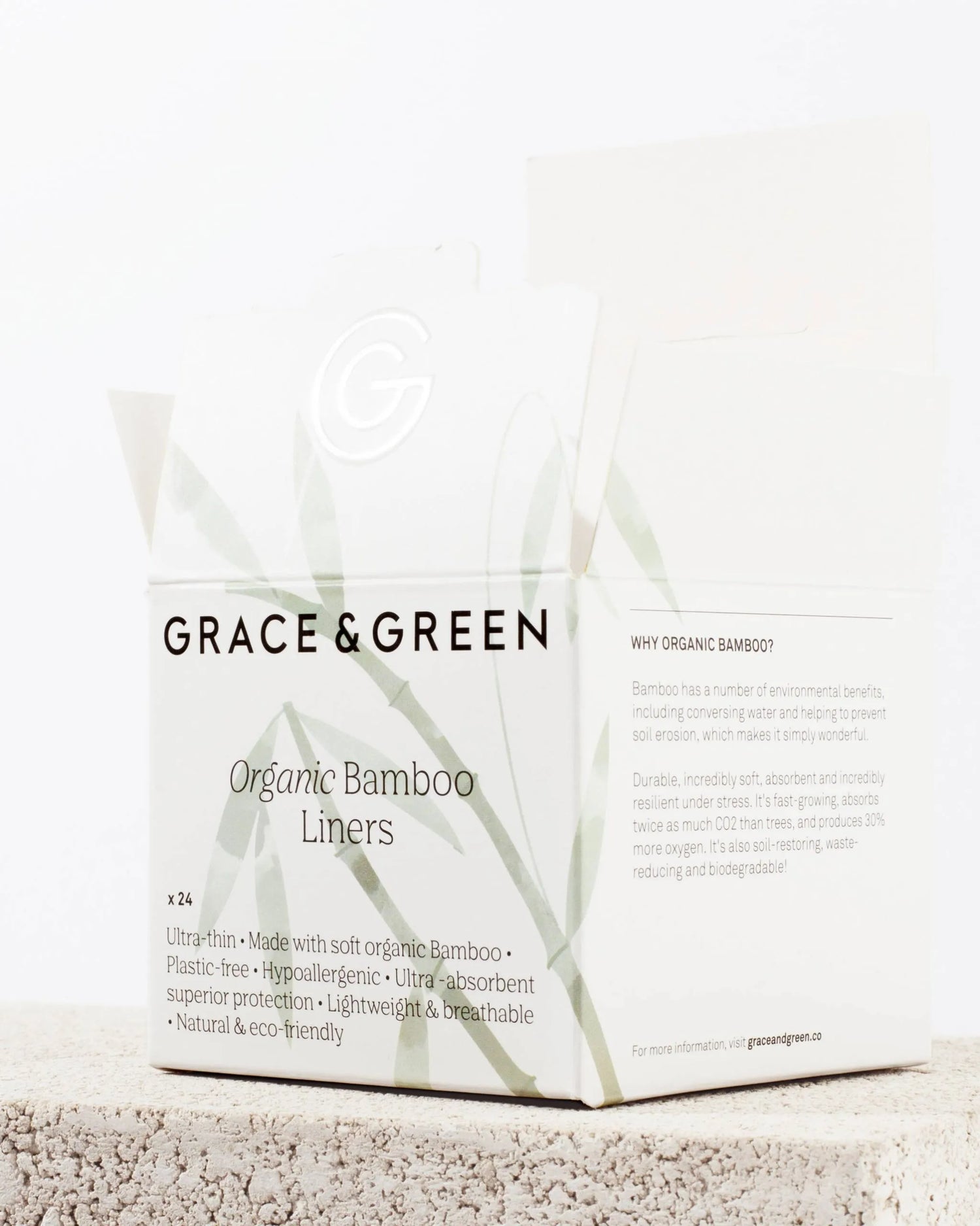 Grace &amp; Green Organic bamboo liners