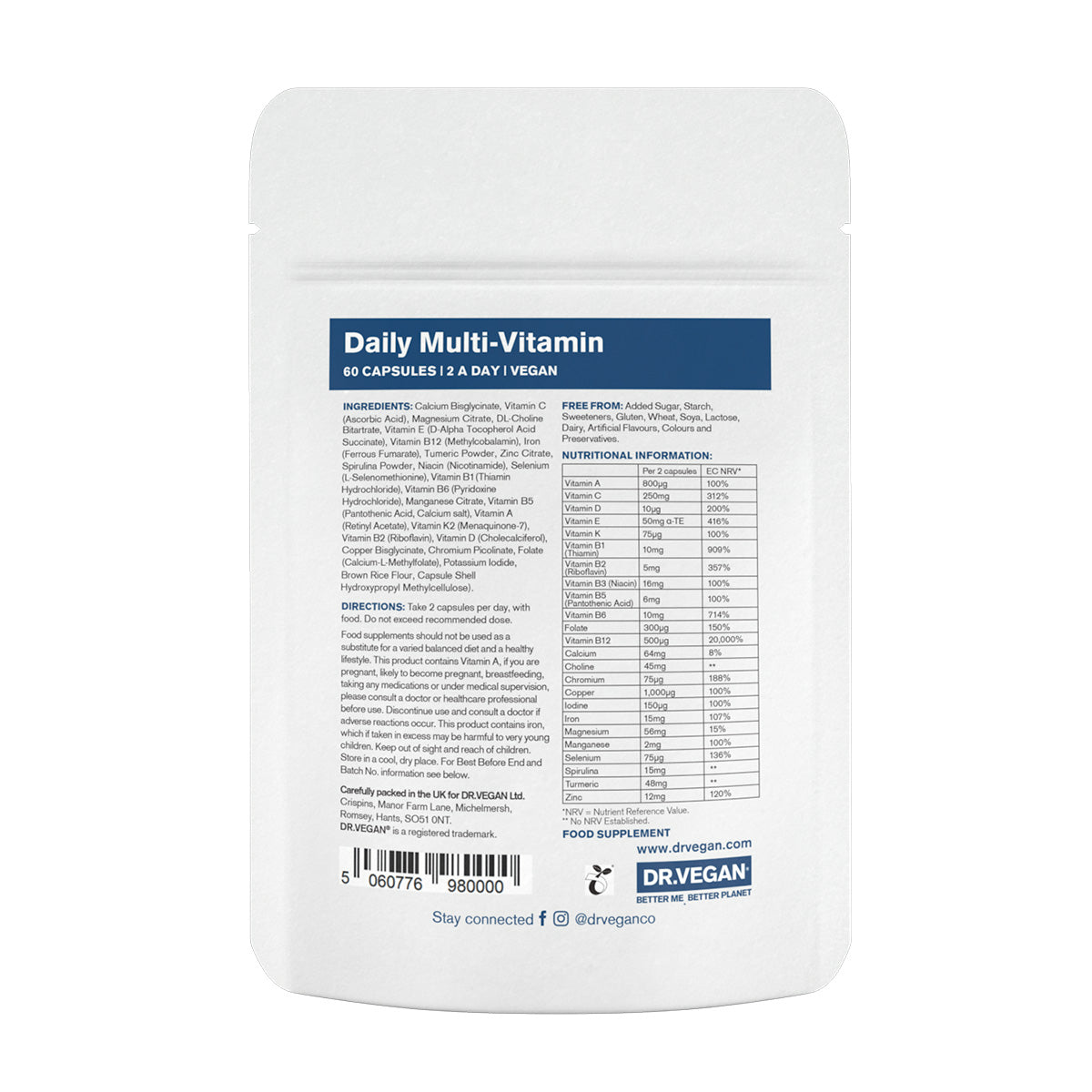 DR VEGAN Daily Multi-Vitamin