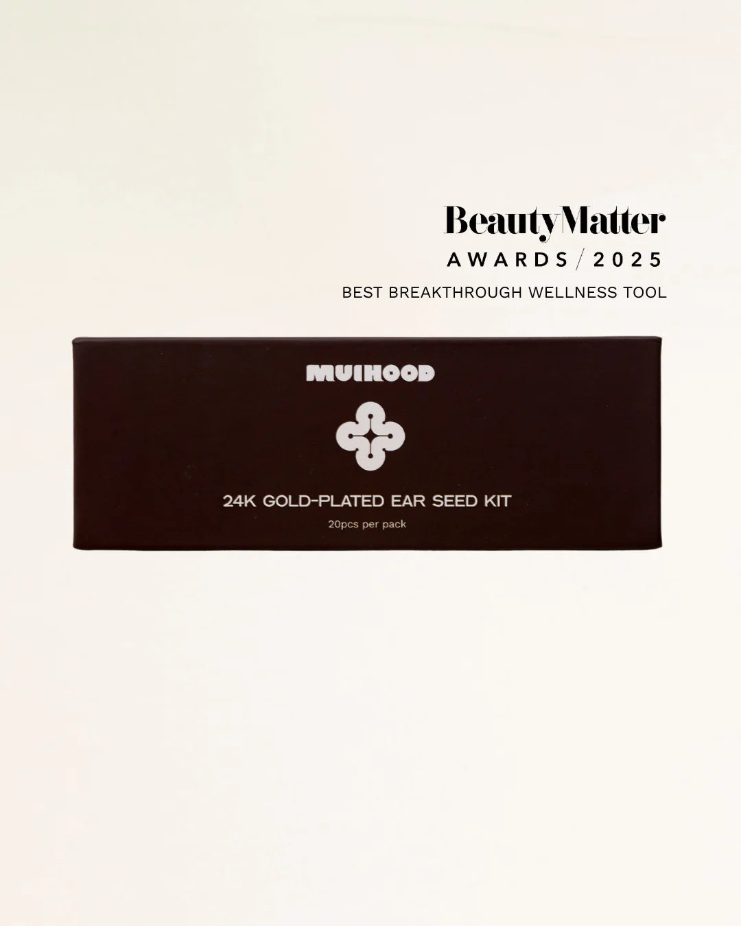 Muihood 24K Gold Plated Ear Seed Kit