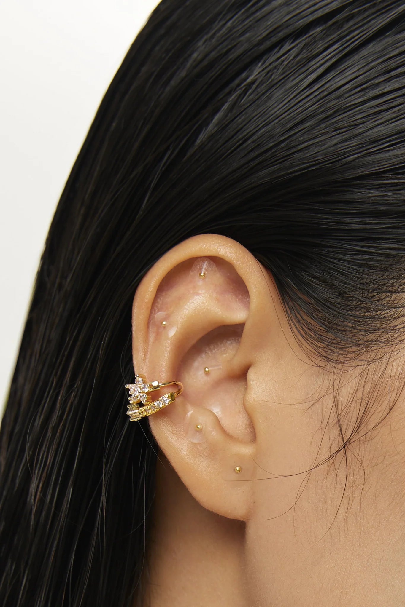 Muihood 24K Gold Plated Ear Seed Kit