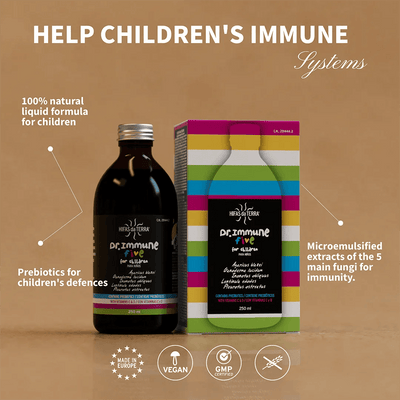 Hifas da Terra Dr Immune features for childrens supplements