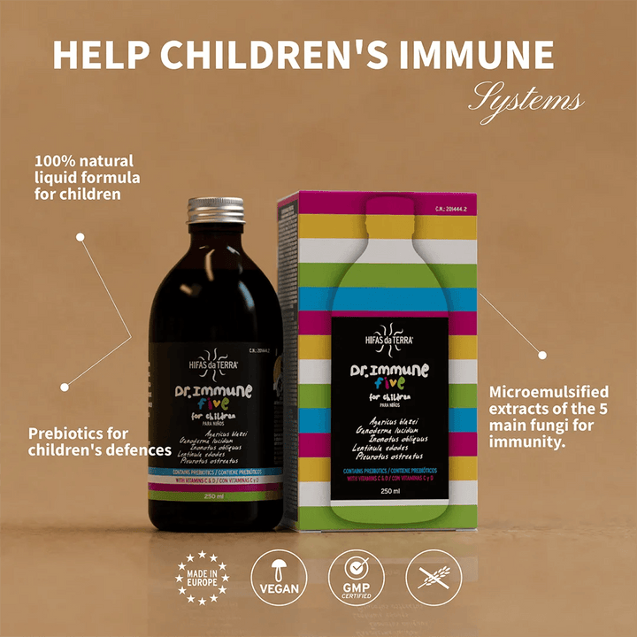 Hifas da Terra Dr Immune features for childrens supplements