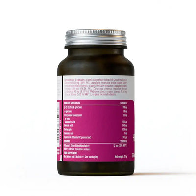 Hifas-Menopause (Reishi, Cordyceps, Lion's Mane, Ashwagandha KSM 66 and Green Tea extract) capsules