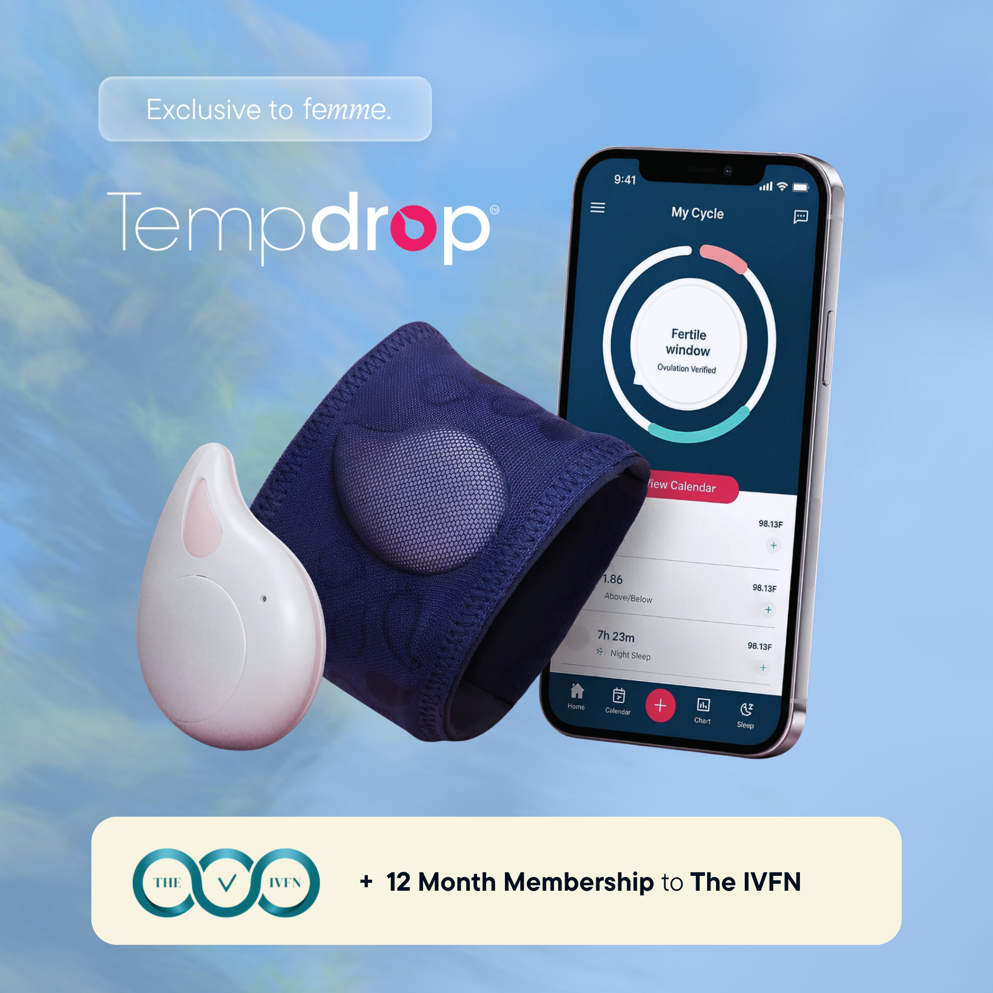 Tempdrop + The IVFN 12 Month Membership