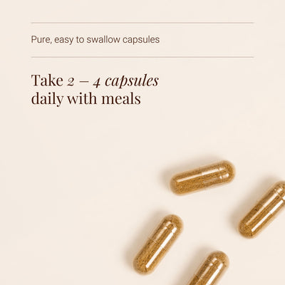 KiKi Health Lions Mane capsules with text on a beige background