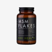 KIKI Health MSM Flakes capsules on white background