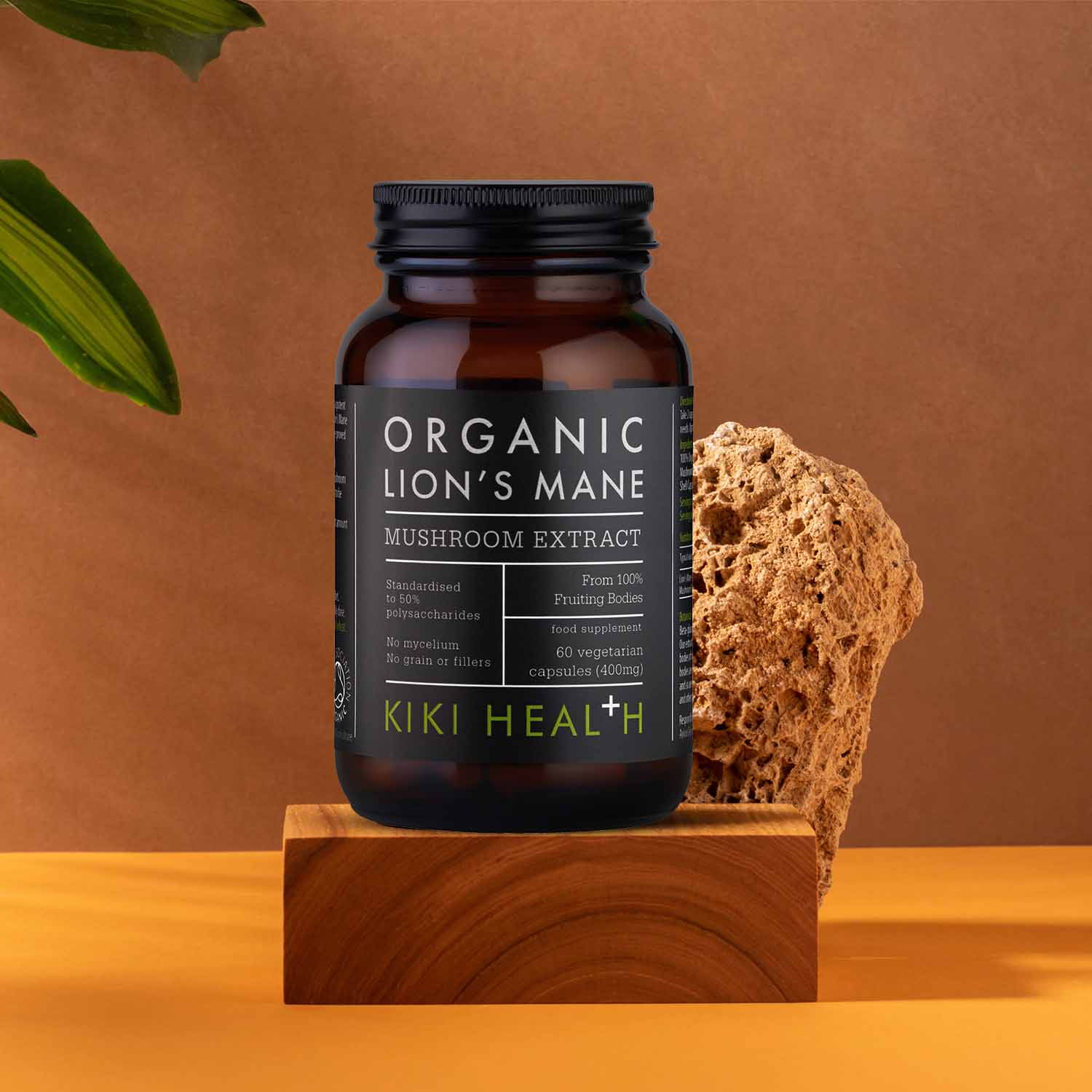 KIKI Health Lion's Mane Extract Organic (60 Vegicaps)
