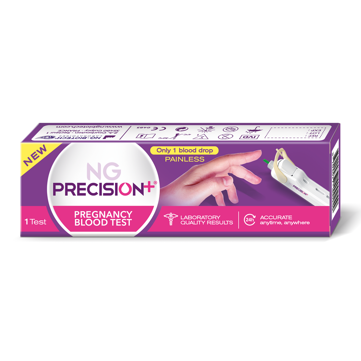 NG PRECISION+ Pregnancy Blood Test (hCG)