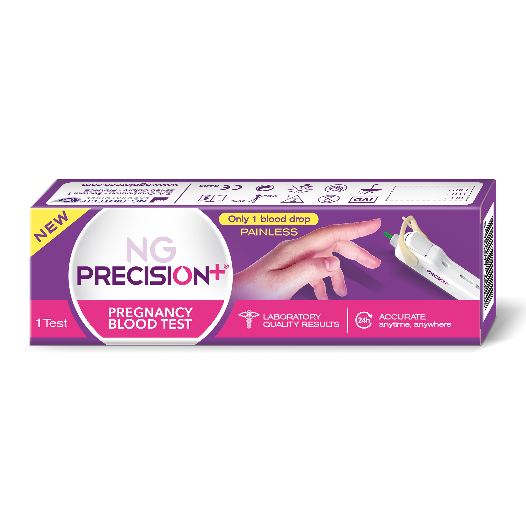 NG PRECISION+ Pregnancy Blood Test (hCG)