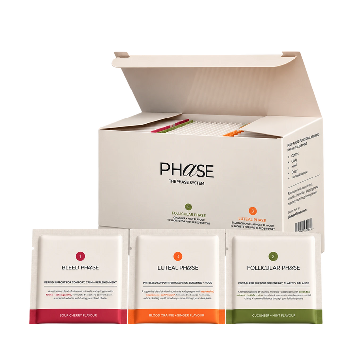 The Phase System™ - Cycle-Syncing Supplements for Hormonal Balance