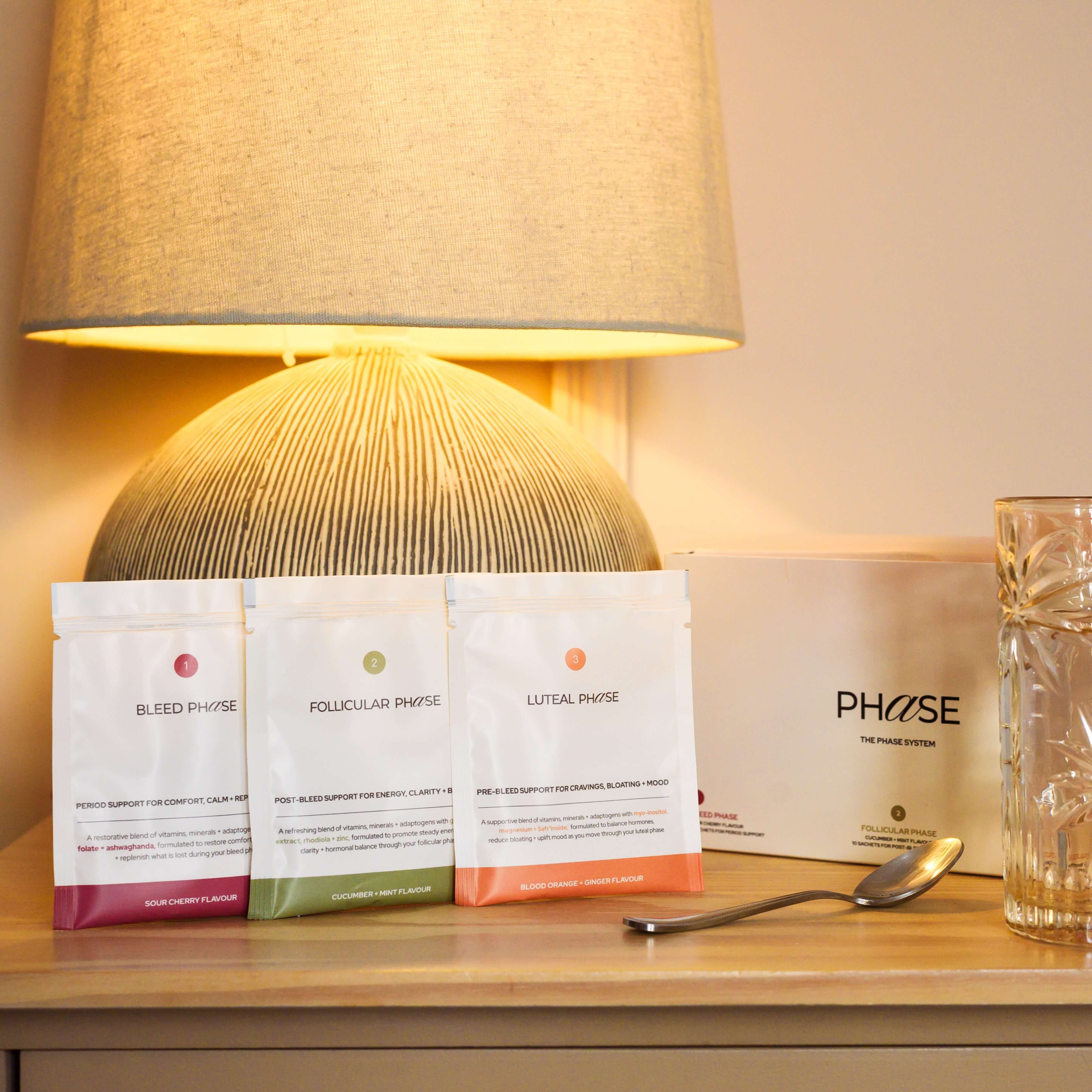 Phase cycle supplements - Bleed Phases, Follicular Phases, and Luteal Phases supplements