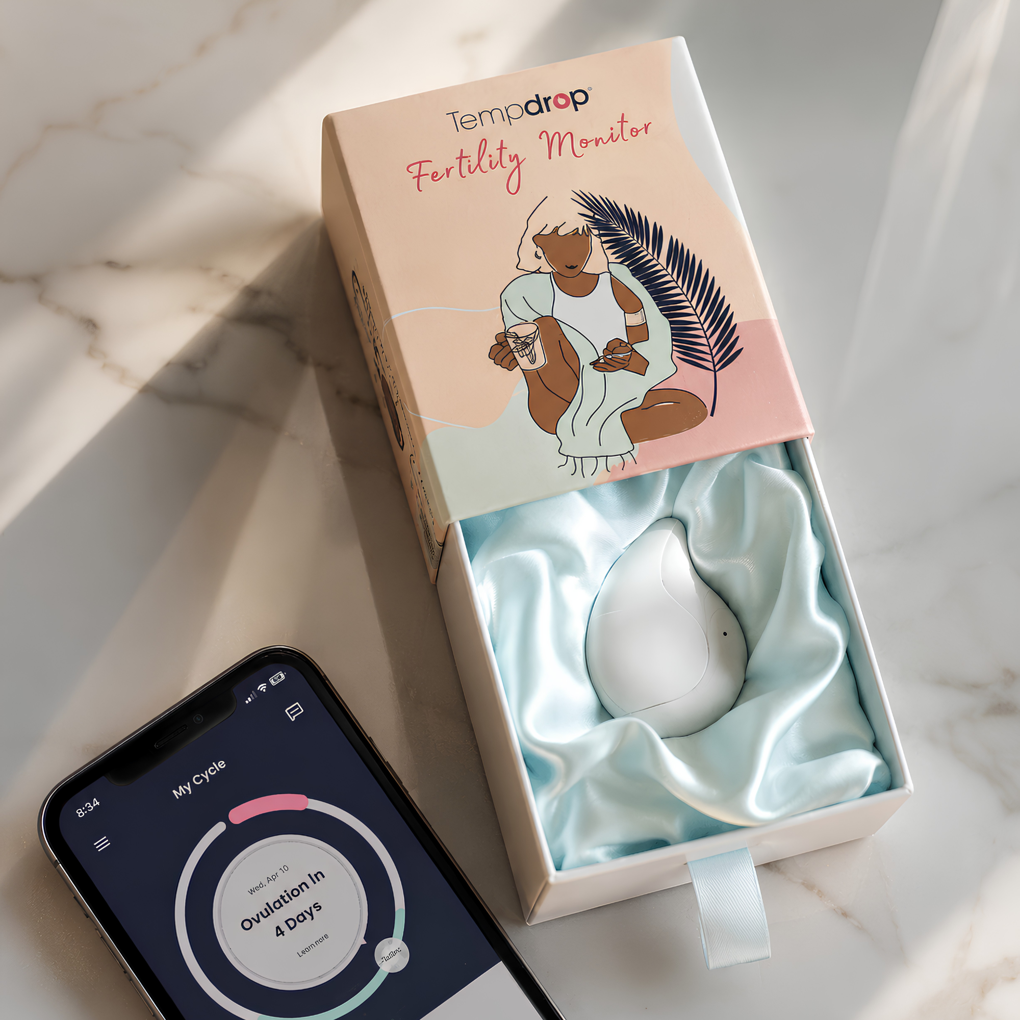 Tempdrop Fertility, Cycle & Ovulation Tracker | Wearable Basal Body Temperature Monitor