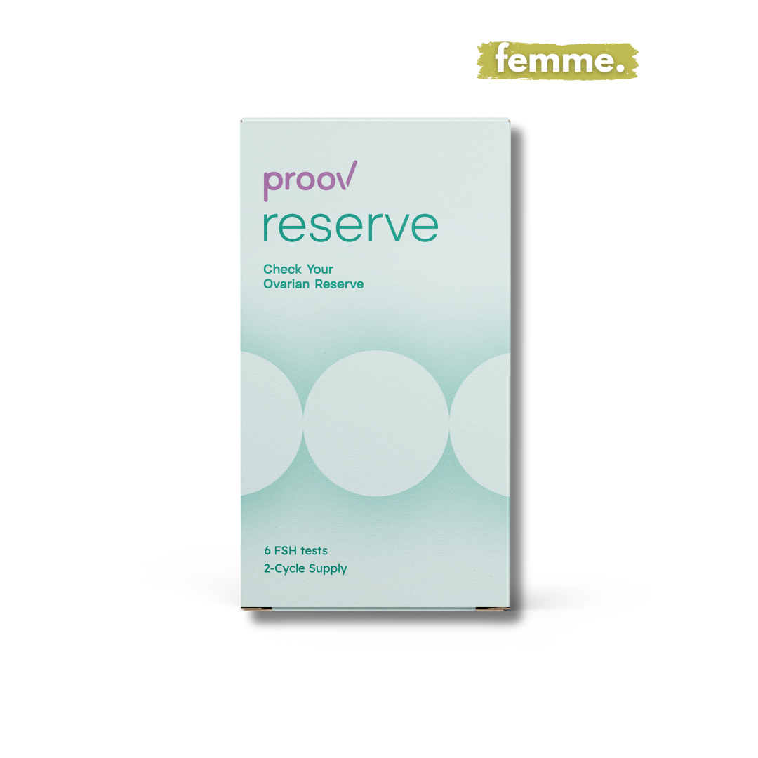 Proov Reserve FSH Tests | femme health