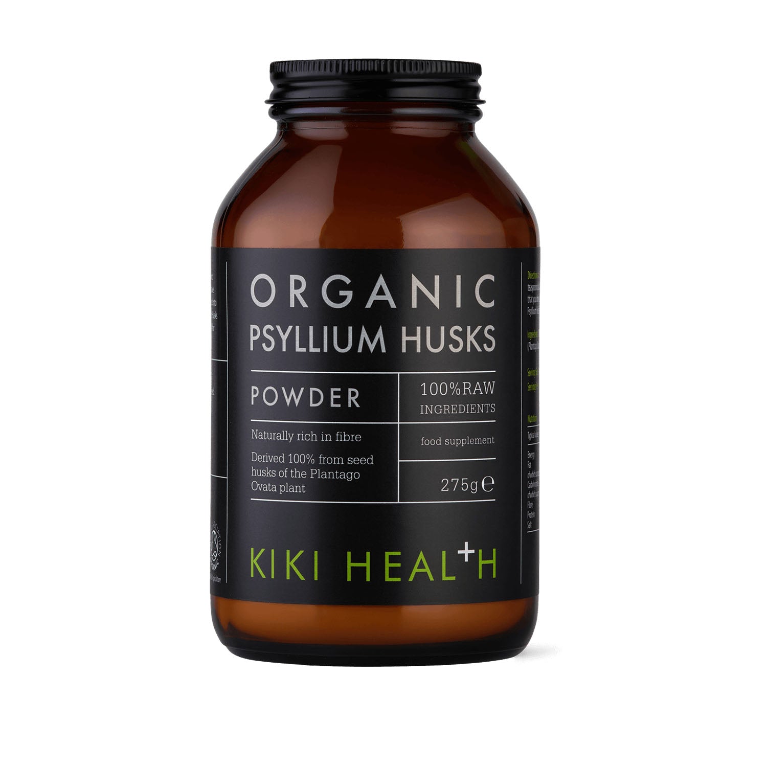 KIKI Health Psyllium Husks Organic 275g