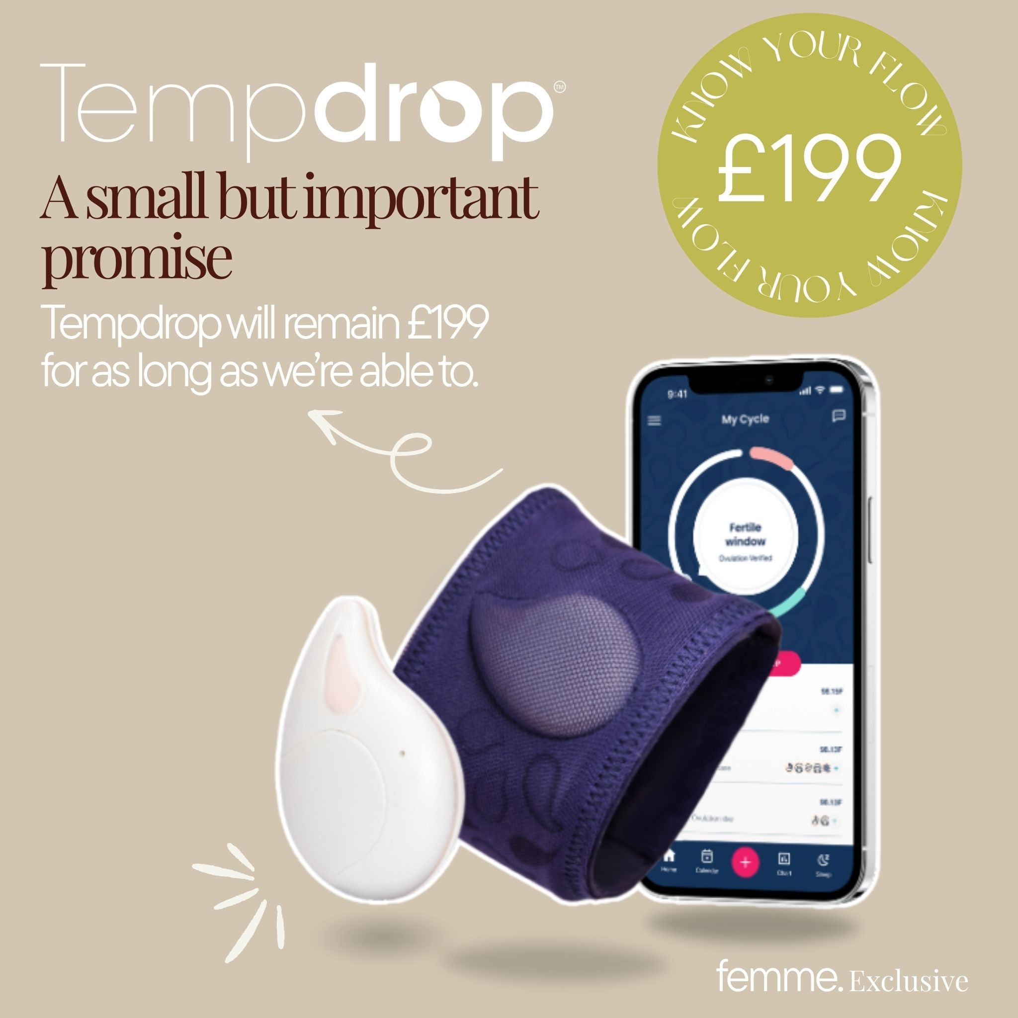 Tempdrop - BBT tracking while you sleep