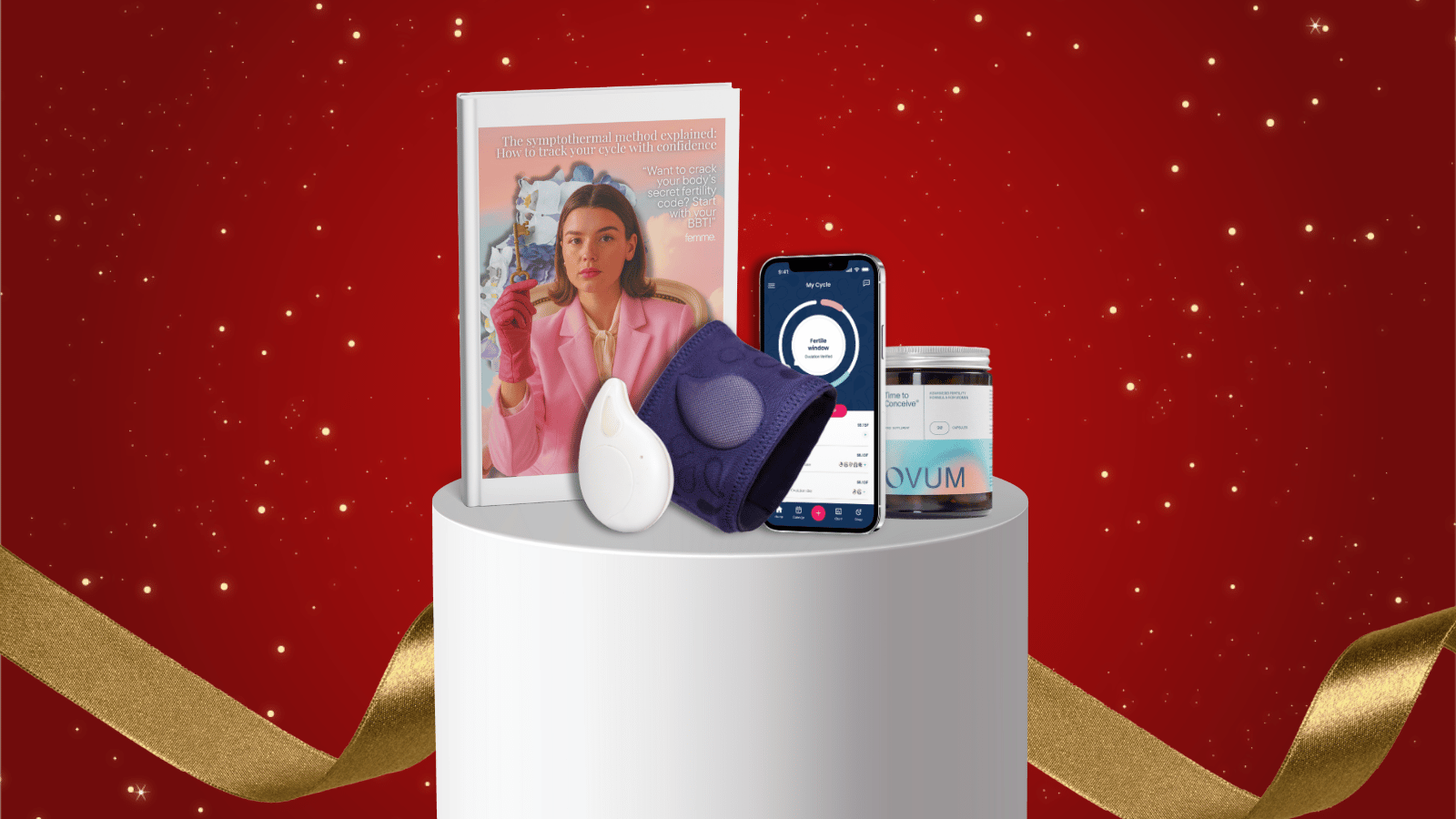 The Conception Clarity Bundle - Tempdrop, Symptothermal Method Guide & Ovum