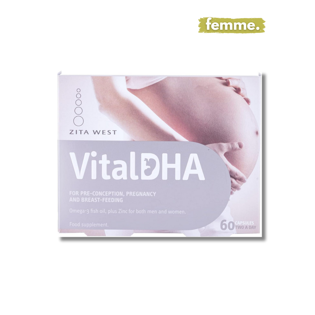 Zita West Vital DHA with Omega 3 for Fertility, Pregnancy and Breastfeeding