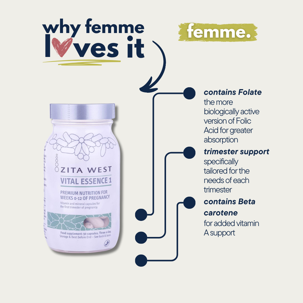 Zita West Vital Essence 1 - First Trimester Vitamins &amp; Minerals