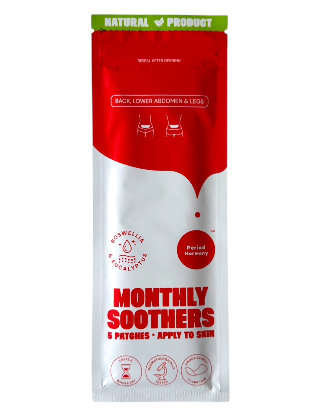 Period Harmony Pain Relief Patches | Pack of 5